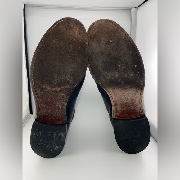 Justin Men's 10" Temple Roper Black Casual Boots 3133 Size 8.5 - Picture 8 of 10